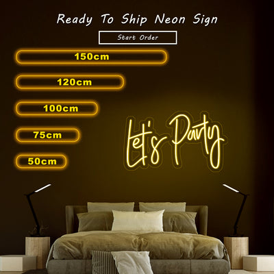Let's Party- LED Neon Sign