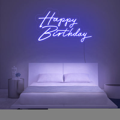 Happy Birthday- LED Neon Sign