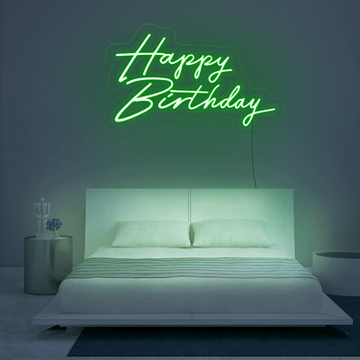 Happy Birthday- LED Neon Sign