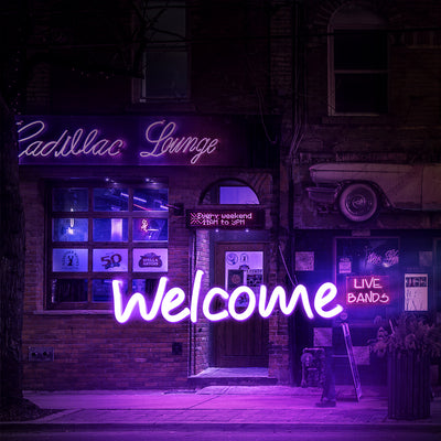 welcome- LED Neon Sign