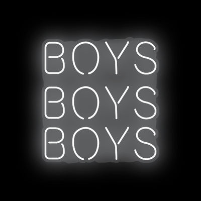 Boys Boys Boys- LED Neon Sign