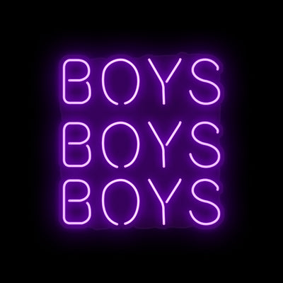 Boys Boys Boys- LED Neon Sign
