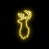 Buck Head- LED Neon Sign
