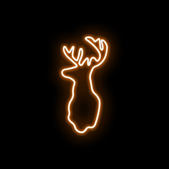 Buck Head- LED Neon Sign
