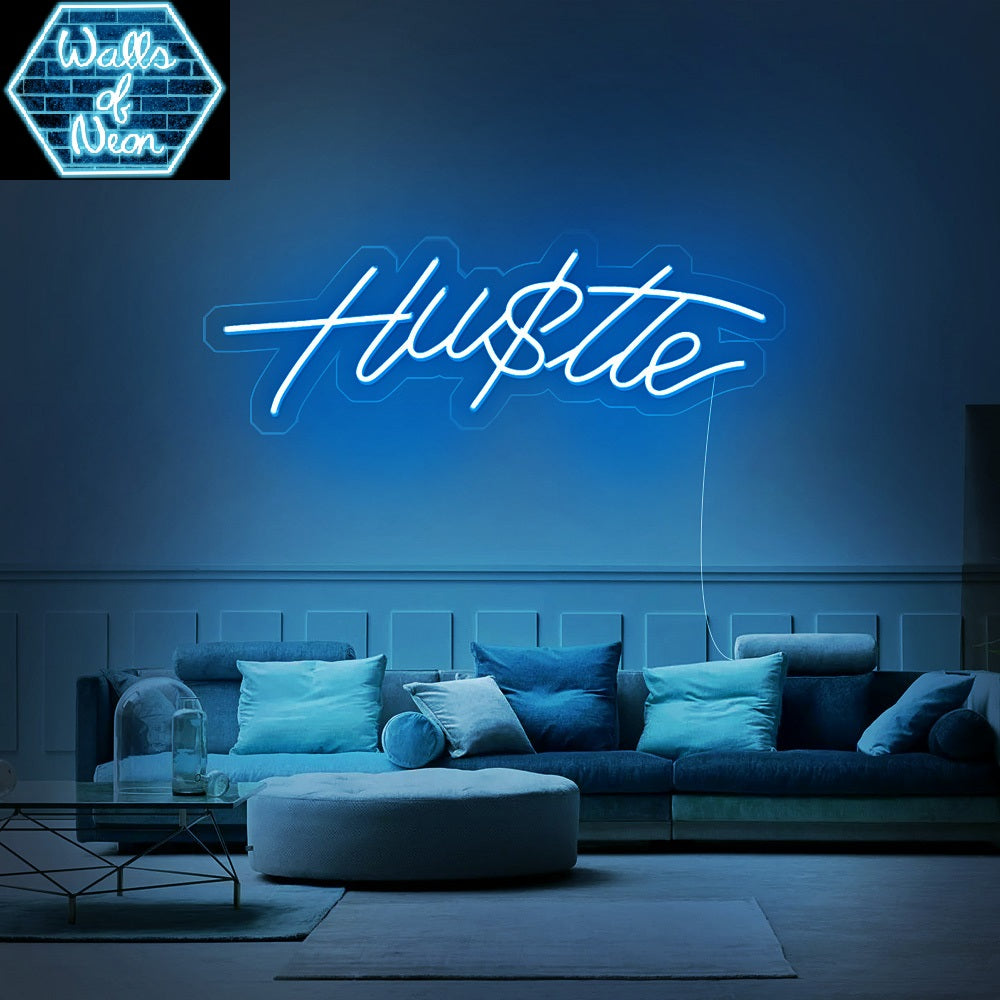 Hustle Neon Sign- LED Neon Sign