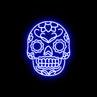 Mexican Skull- LED Neon Sign