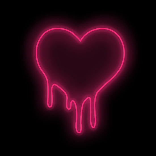 Dripping Love- LED Neon Sign - Walls of Neon