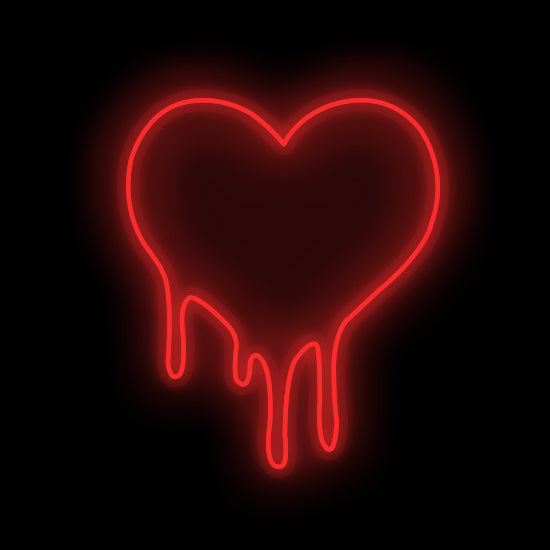Dripping Love- LED Neon Sign - Walls of Neon
