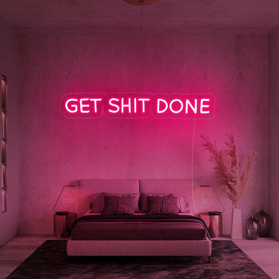 GET SHIT DONE- LED Neon Sign
