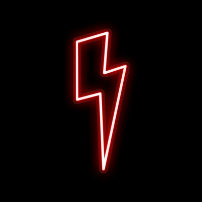 Lightning Bolt- LED Neon Sign